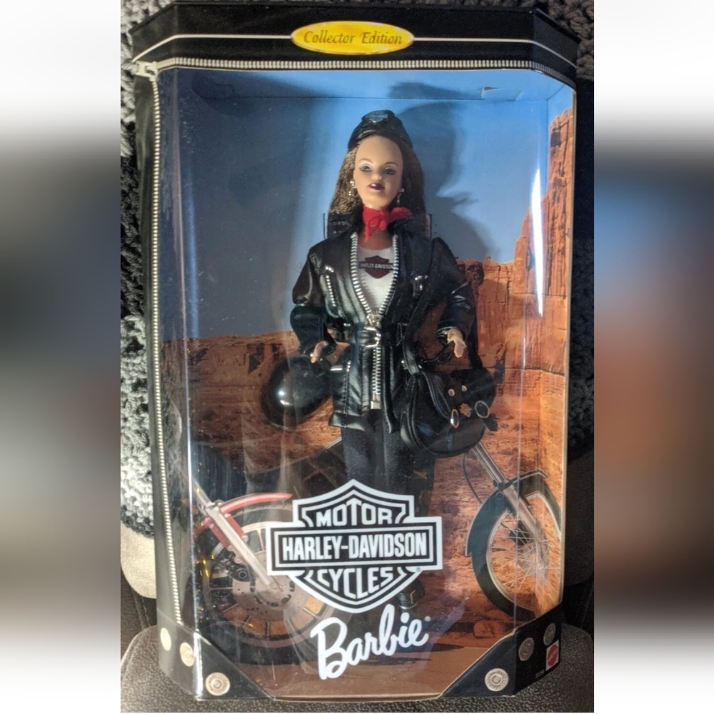 Barbie Vintage Harley Davidson Collector Limited Edition Doll 1998 New in Box. - Picture 3 of 7